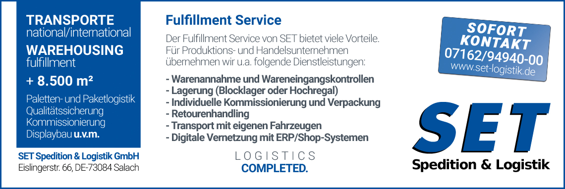 SET Spedition & Logistik GmbH - Fulfillment Service